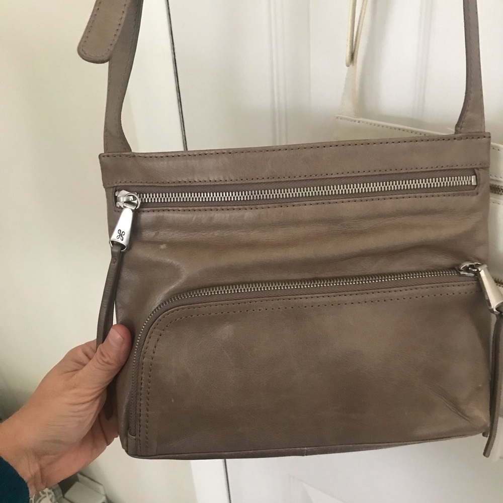 HOBO Cassie Crossbody - Taupe color